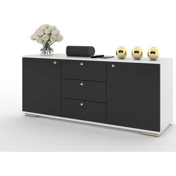 Komoda Komoda Krak Meble 150 x 40 x 64 cm, bílá matná