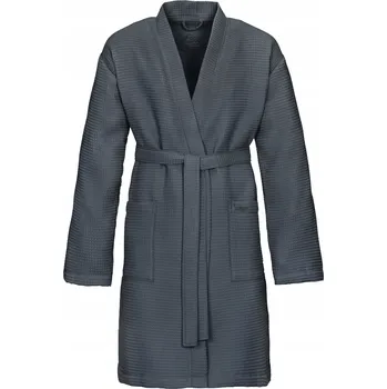 Dámský župan VOSSEN | Vaflový župan bavlna ROM vel. S, šedý
