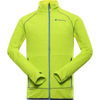 Pánská mikina Pánská rychleschnoucí mikina ALPINE PRO ONNEC zelená 2XL