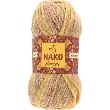 Nako Hercai 76035 hnědá, žlutá, modrá