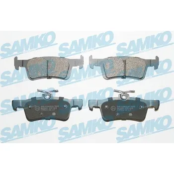 Brzdová destička Sada brzdových destiček, kotoučová brzda SAMKO 5SP1929