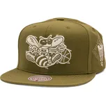 Kšiltovka Mitchell & Ness - NBA Fashion Basic Snapback Hwc - Charlotte Hornets - Olive velikost One Size (56-59 cm)