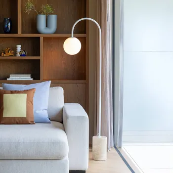 Lampička IT´S ABOUT ROMI It's about RoMi Luminária de arco Tivoli, branca, altura 163 cm bílá 1 x 40 W - Doprava zdarma