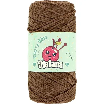 Čokoláda Natana Cherry Bliss macrame provázek tmavá čokoláda 2208