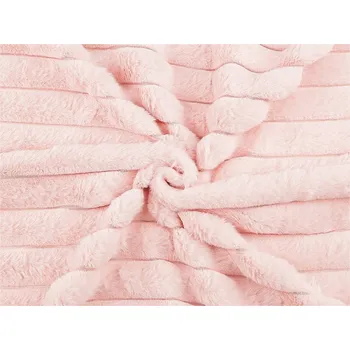 Stoklasa Dekorační kožešina pruhy/imitace činčily 350-370 g/m2 pudrová 1,65-1,75/1 m