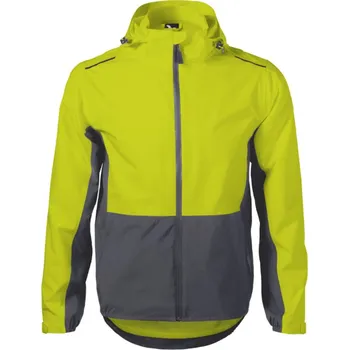 Pánská větrovka Pánská bunda RAINBOW, neon yellow