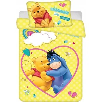 Povlečení Jerry Fabrics Sada povlečení 140 x 200 cm žlutá