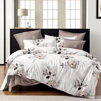 Povlečení Mikroplyšové povlečení MALENA VINTAGE 3-dílná sada 140x200 cm