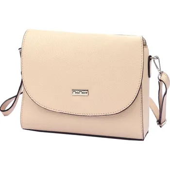 Kabelka Dámská kabelka MiaMore 01-067 DOLLARO pudrová růžová + doprava zdarma