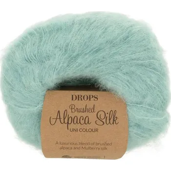 Příze Drops Brushed Alpaca Silk 15 azurová