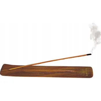 Čajovna Podložka pod vonné tyčinky Sattva dřevo 3,5 x 25 cm