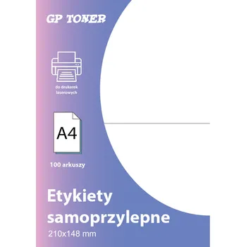 Samolepící etiketa Samolepicí etikety A4 210x148 mm, 100 listů, 2 etikety na listu