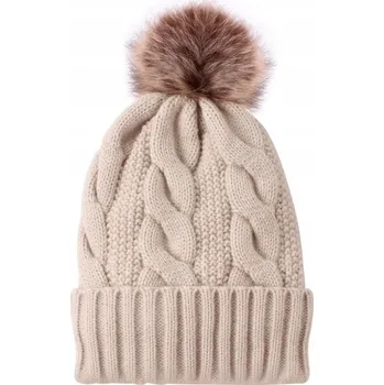 Čepice Bez značky zimní čepice beanie béžová, velikost 58
