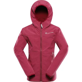 Chlapecká bunda Dětská softshellová bunda s membránou ALPINE PRO OMANO 2 růžová 164-170