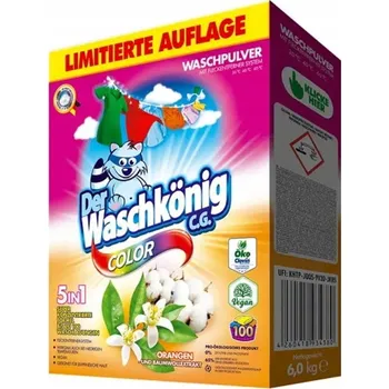 Prací prášek Waschkonig prací prášek na barevné prádlo pomeranč 100 dávek 6,0 kg