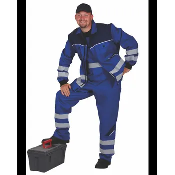 pracovní bunda Pánská reflexní bunda 8705, středně modrá, VS182