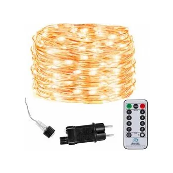 Vánoční dekorace Vánoční osvětlení na stromeček Springos venkovní 33 m 201 - 300 světýlek