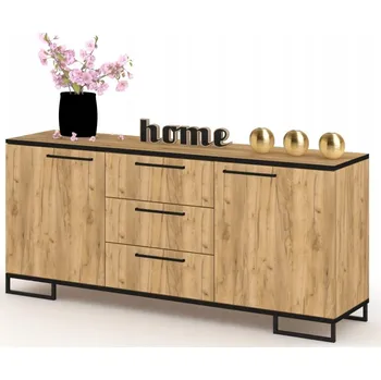 Komoda Komoda Krak Meble 150 x 40 x 68,5 cm dub craft matný