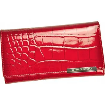 Gregorio peněženka z pravé kůže červená - dámská