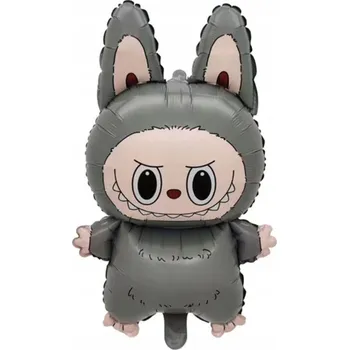 Balónek Fóliový balónek Labubu Lafufu, šedý, LBU-9 67*38 cm