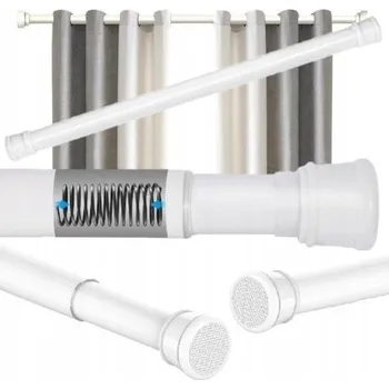 Garnýž Garnýž bez vrtání 160/300 cm bílá 2.5 cm