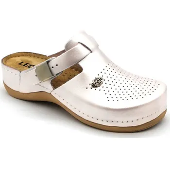 Pracovní obuv Dámské pantofle LEONS LUNA 900, Perlové