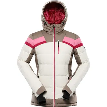 Dámská softshellová bunda Dámská péřová lyžařská bunda s membránou ptx ALPINE PRO FERERA béžová S