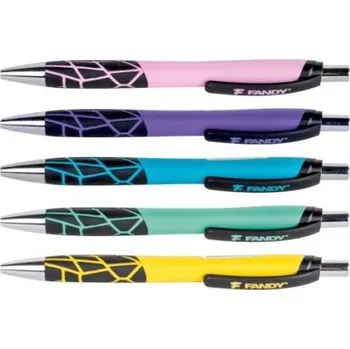 Kuličkové pero Rock pastel mix