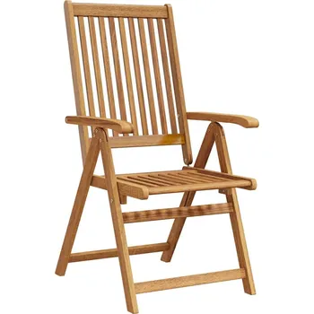 Skládací zahradní židle 6 ks masivní akáciové dřevo IM_3065516