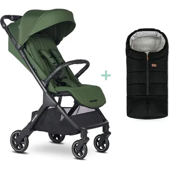 Kočárek EASYWALKER Kočárek sportovní Jackey Deep Green + PETITE&MARS fusak Jibot