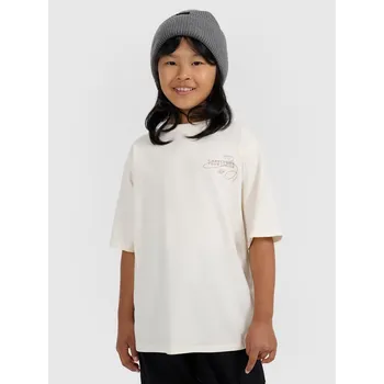 Dívčí oblečení Dětské tričko 4F bílé bavlna velikost 158