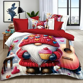 Povlečení Bavlněné povlečení HOLLY CAKE 7-dílná sada 140x200 cm