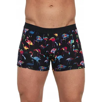 Pánské spodní prádlo HIT! Pánské boxerky Cornette High Emotion Plameňáci 508/126 vel XXL