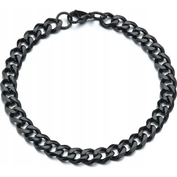 Řetízek Řetízek na ruku Kreo - Černý/18cm/9mm KP-34795