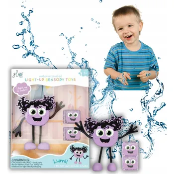 Glo Pals Lumi do koupele se 2 světelnými senzorickými kostkami do vody