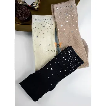 Dámské punčochy Dámské ponožky Shiny Triangles - 35-40 / béžová