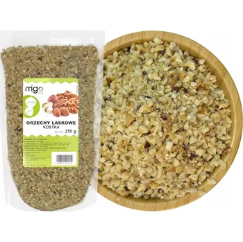Sušená potravina Lískové ořechy – kostka 250 g – MIGOgroup