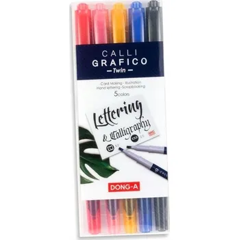 Sada fixů Dong-A se zkoseným hrotem 5 mm, vícebarevné