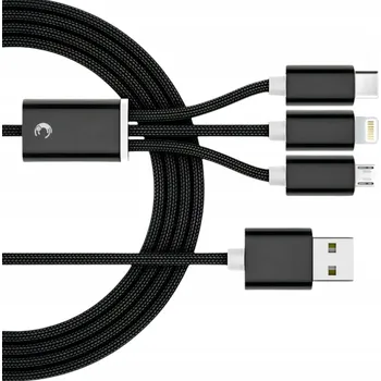 Datový kabel Sada kabelů USB - USB typ C / microUSB / Lightning prodigy.cat