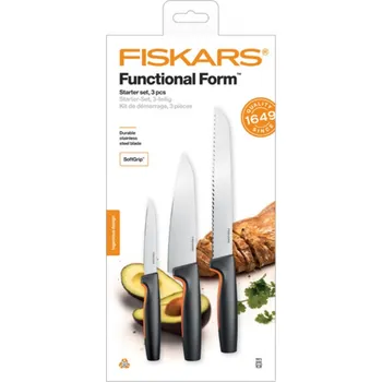 Kuchyňské náčiní Set nožů FISKARS FUNCTIONAL FORM startovací 3ks