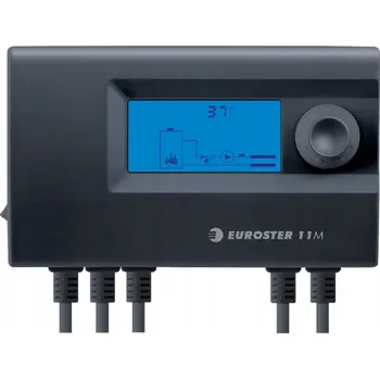 Euroster E11M regulátor směšovacího ventilu, servopohonu a oběhového čerpadla ústředního topení (c.o.)