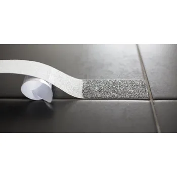 Lepicí páska Traiva s.r.o. Voděodolná protiskluzová průhledná páska Aquasafe 50 Varianty: Páska Aquasafe, Délka: 48,5 m, Šíře: 48 mm, Kód: 18103