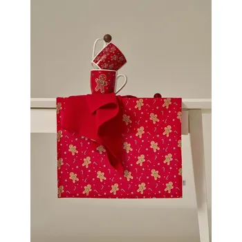 Utěrka Sinsay - Kuchyňská utěrka s vánočním motivem - červená - 681GS-33P - 681GS-33P-ONE