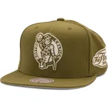 Kšiltovka Mitchell & Ness - NBA Fashion Basic Snapback - Boston Celtics - Olive velikost One Size (56-59 cm)