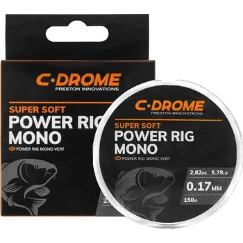 PRESTON C-DROME POWER RIG Měkký Vlasec na Plavanou Feeder 150m 0,17mm