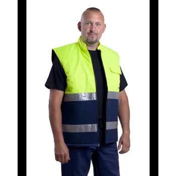 Pánská vesta Pánská vesta 0538, zateplená, tmavě modrá, VS182