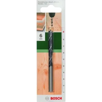 Vrták Vrták do dřeva BOSCH HSS-CV 6 mm