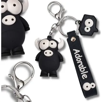 Camerazar Přívěsek na klíče s designem býka Taurus