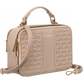 Kabelka Peterson kabelka kabelka přes rameno eko kůže béžová
