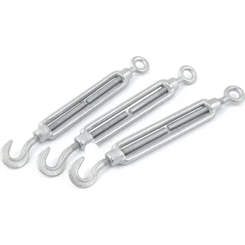 Spojovací materiál Šroub s okem a hákem M10 10 Ks napínací šrouby